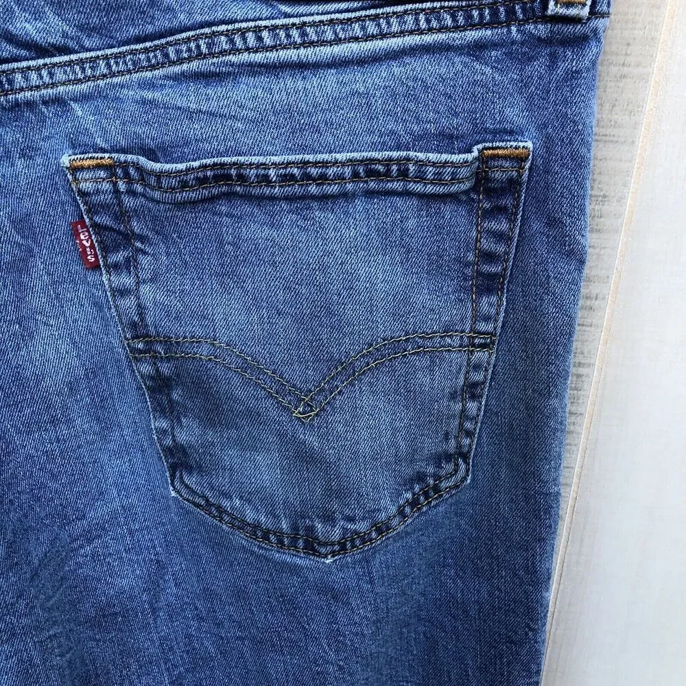 Levi’s 541 Men’s Athletic Fit Jeans Size 34x30 Blue Denim Distressed